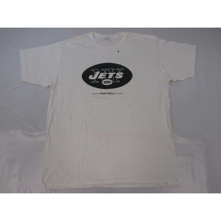 York Jets Football Mens Size 2XL 2XLarge White Shirt Image 1