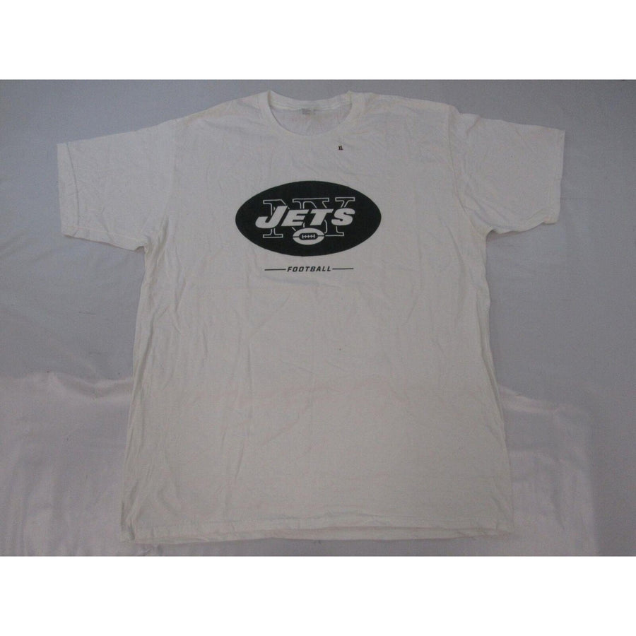 York Jets Football Mens Size 2XL 2XLarge White Shirt Image 1