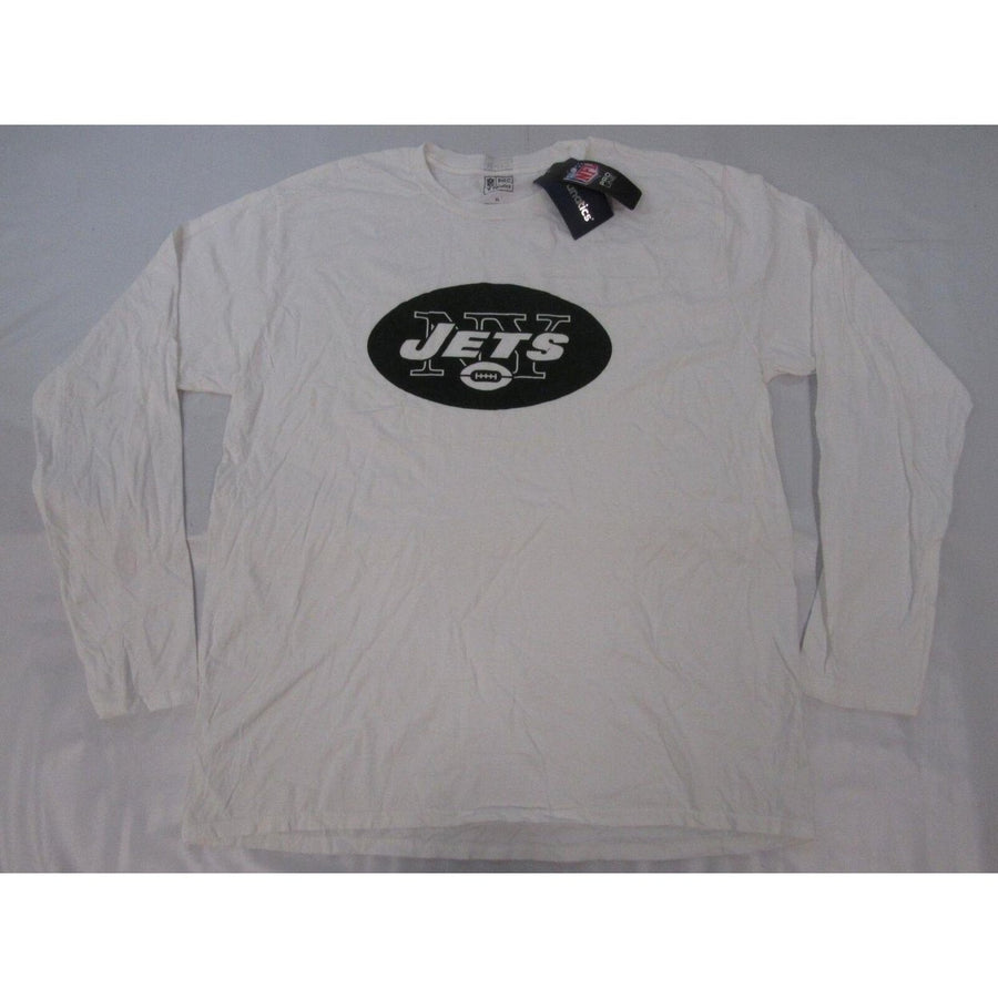 York Jets Mens Size XL XLarge White Long Sleeve Shirt Image 1