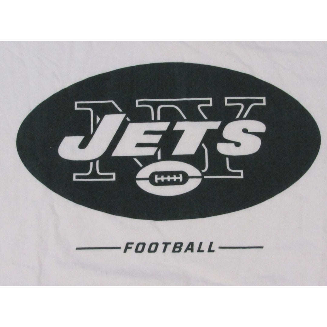 York Jets Football Mens Size 2XL 2XLarge White Shirt Image 3