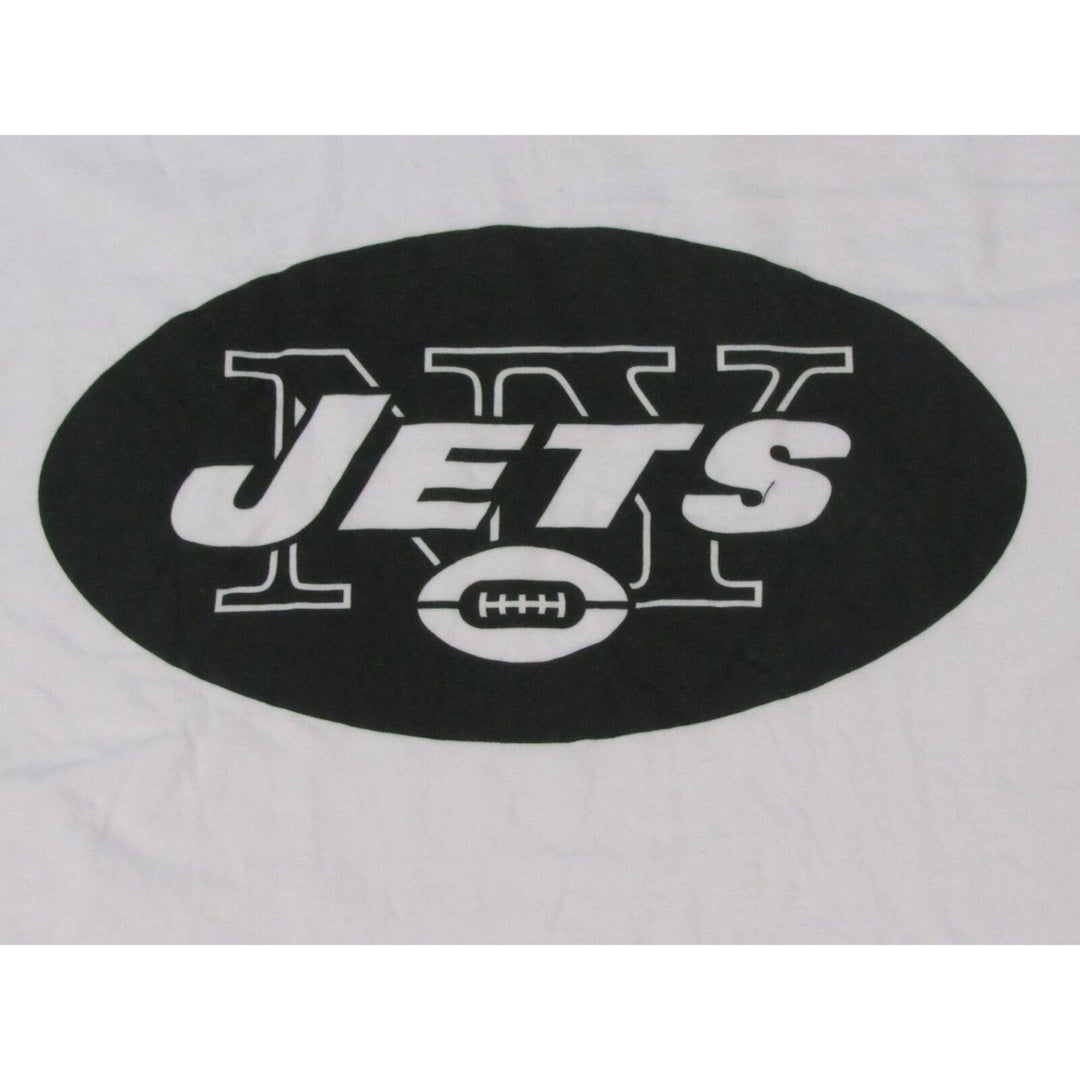 York Jets Mens Size XL XLarge White Long Sleeve Shirt Image 3