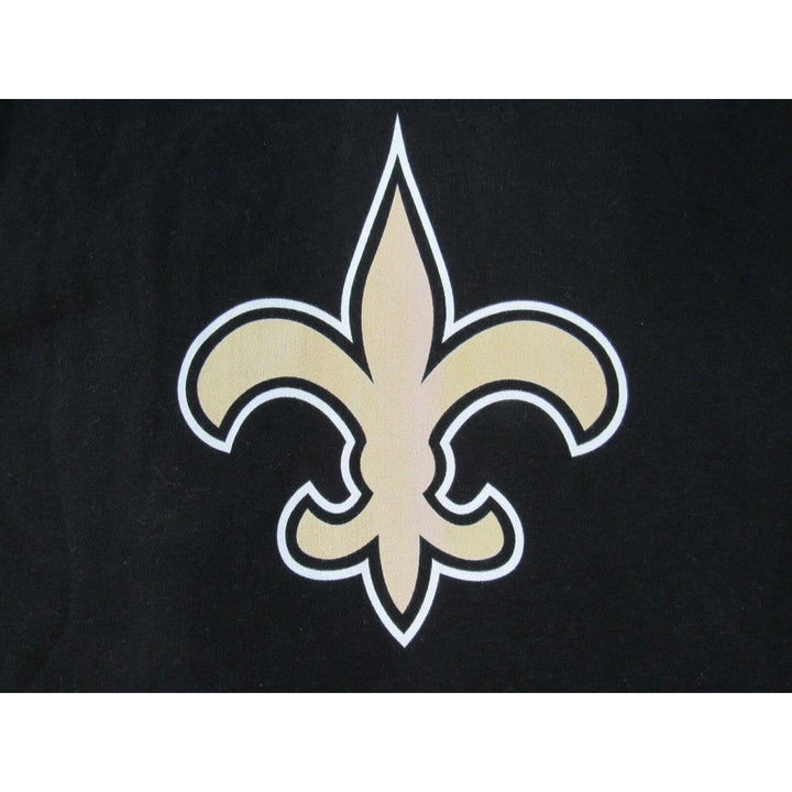 Orleans Saints Mens Size M Medium Black Hoodie Image 3