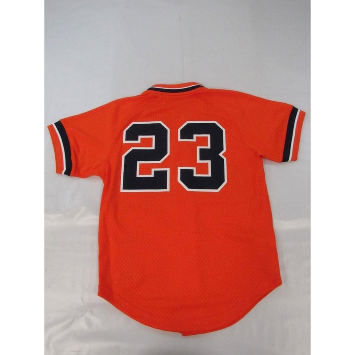 1993 Kirk Gibson Tigers 23 Mens S Mitchell and Ness Authentic Batting Jersey 130 Image 4