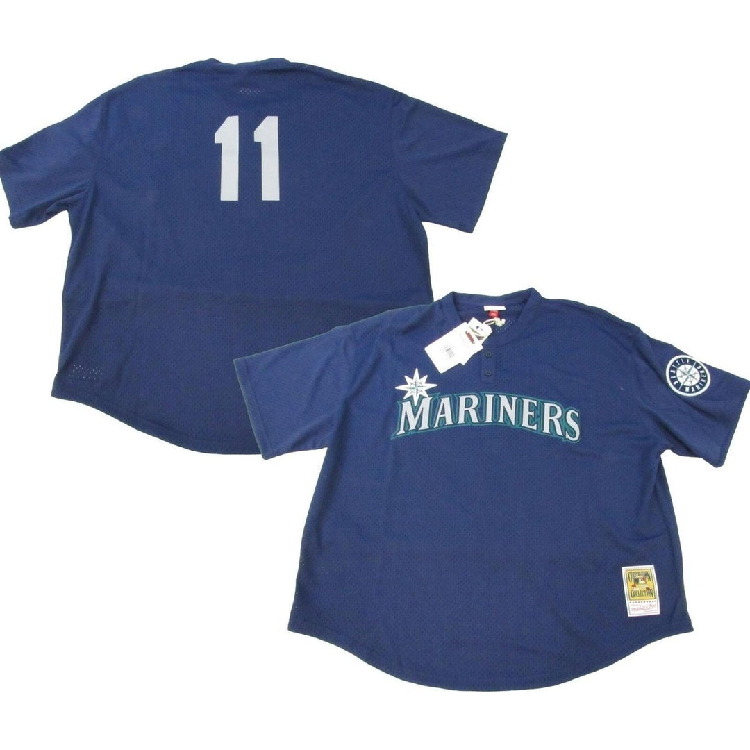 1995 Edgar Martinez Mariners Mens 4XL Mitchell and Ness Authentic BP Jersey 130 Image 1