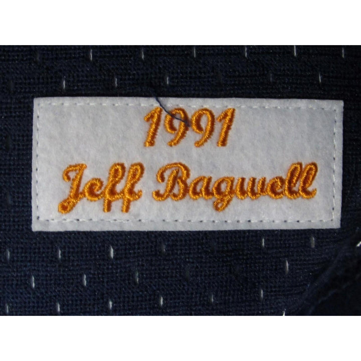 1991 Jeff Bagwell Astros Mens XS Mitchell and Ness Authentic Batting Jersey 100 Image 4