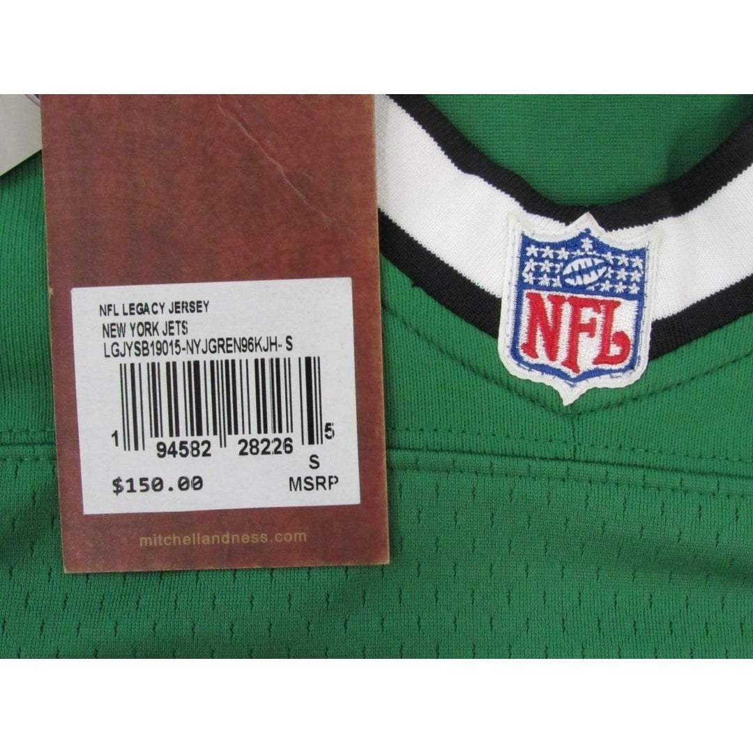 1996 Keyshawn Johnson 19 NY Jets Mens Size S Mitchell and Ness Legacy Jersey 150 Image 4