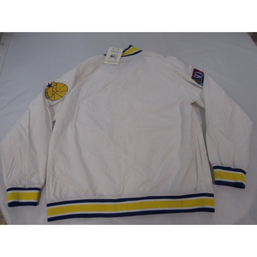 1996-97 Warriors Mens Mitchell and Ness Warm Up Authentic Tailored Fit Jacket 150 Image 2