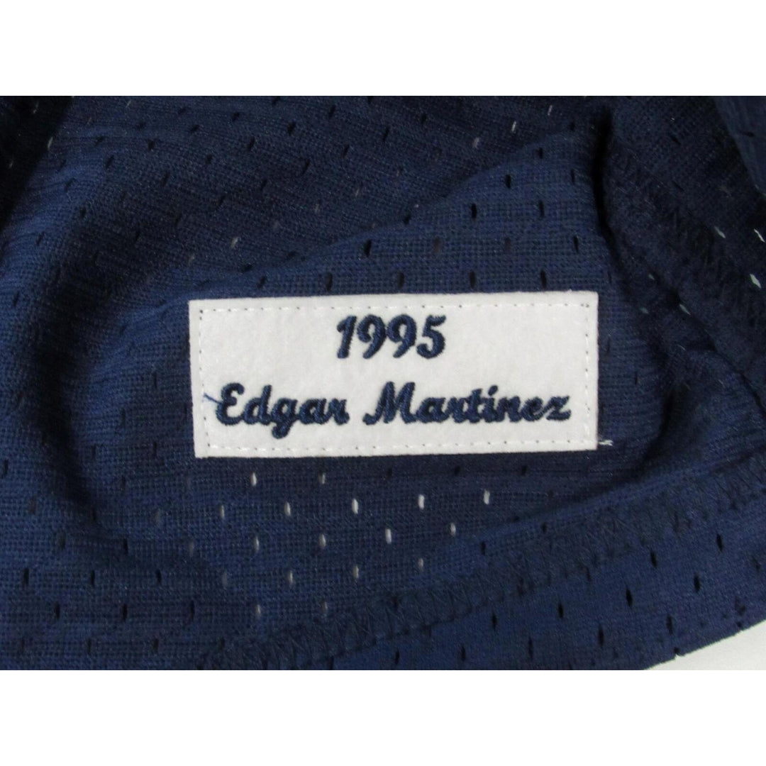 1995 Edgar Martinez Mariners Mens 4XL Mitchell and Ness Authentic BP Jersey 130 Image 4