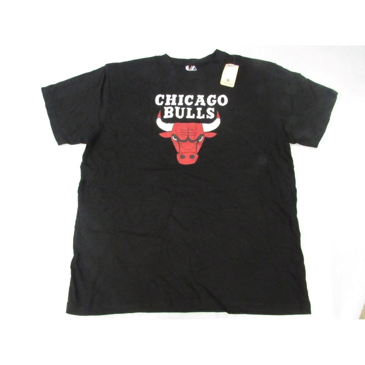 Chicago Bulls Mens Size 2XL Black Majestic Shirt Image 1