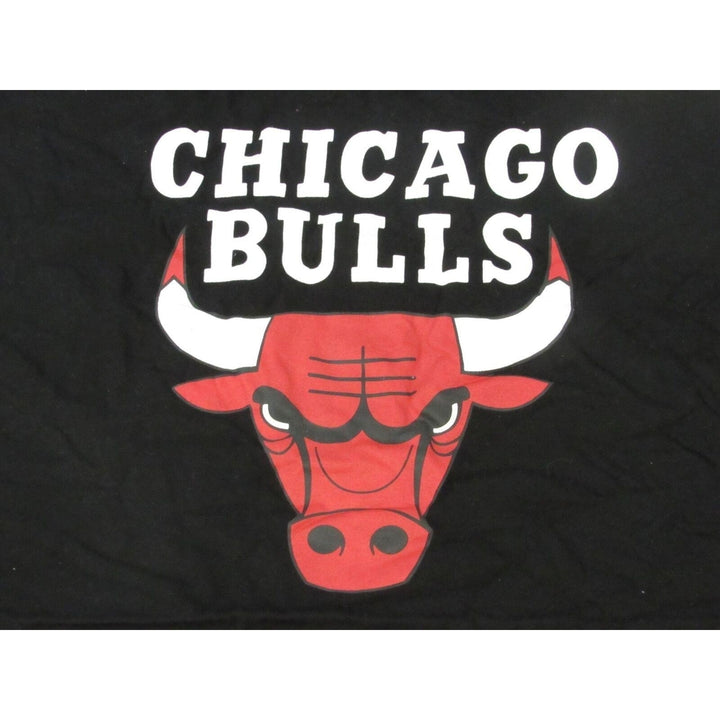 Chicago Bulls Mens Size 2XL Black Majestic Shirt Image 3