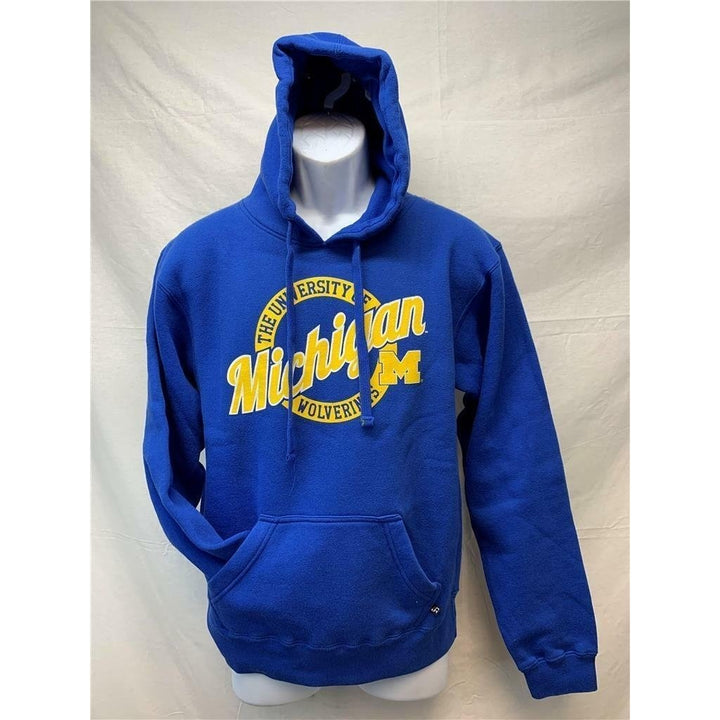 Michigan Wolverines Mens XS X-Small Blue J.America Hoodie Image 1