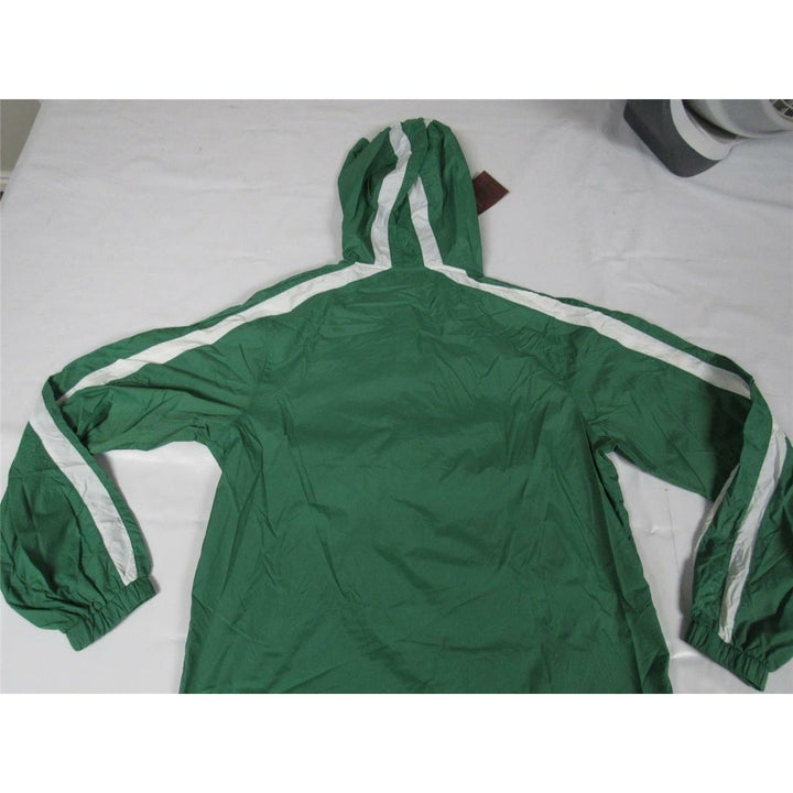 Boston Celtics Mens XS X-Small Half Zip Packable Windbreaker Jacket 150 Image 4