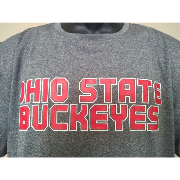 Ohio State Buckeyes Mens Size M Medium Gray J. America Athletic Shirt Image 2