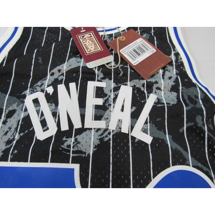 1994-95 Shaquille ONeal Magic Mens XL Mitchell and Ness Swingman Jersey 155 Image 2