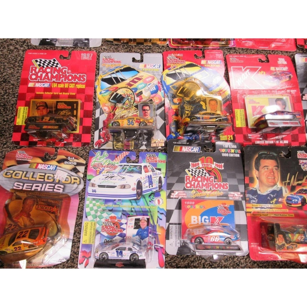 20 Racing Champions 1/64 Nascar 1996-2002 Vintage Stock Car Die Cast lot Image 3