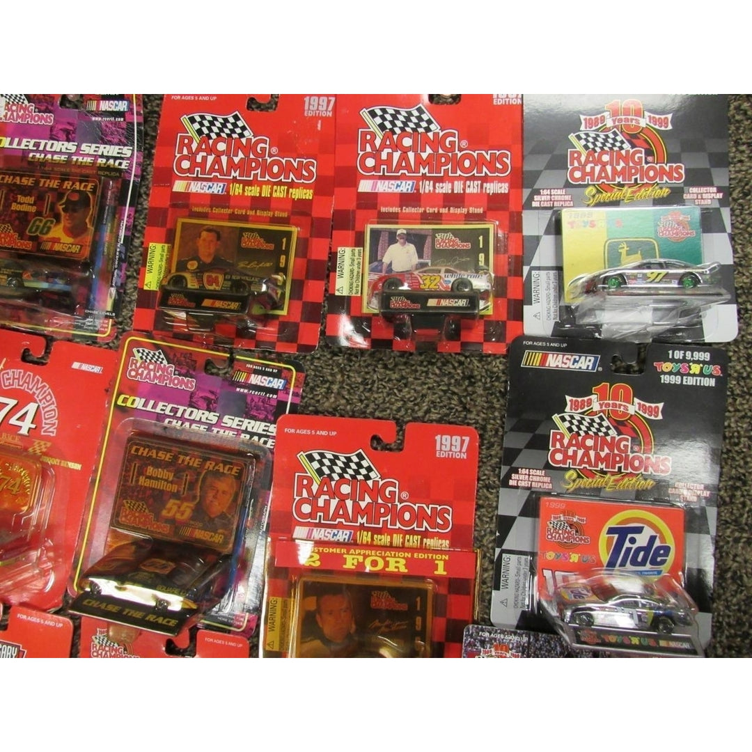 20 Racing Champions 1/64 Nascar 1998-2002 Vintage Stock Car Die Cast lot Image 6