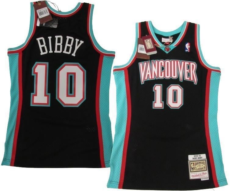 2000-01 Mike Bibby 10 Grizzlies Mens S Mitchell and Ness Swingman Jersey 130 Image 1