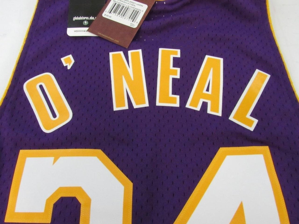 1999-2000 Shaq ONeal 34 Lakers Mens S Mitchell and Ness Swingman Jersey 130 Image 2