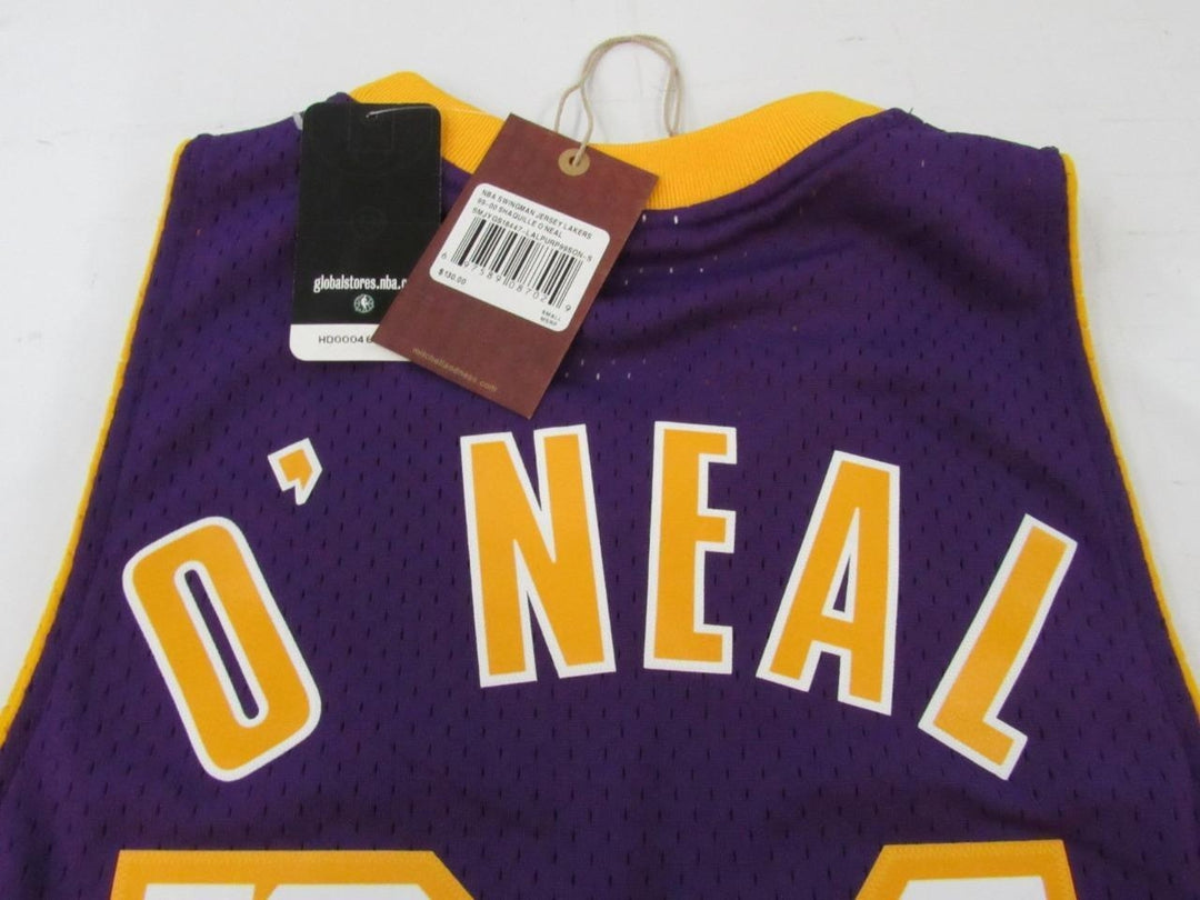 1999-2000 Shaq ONeal 34 Lakers Mens S Mitchell and Ness Swingman Jersey 130 Image 3