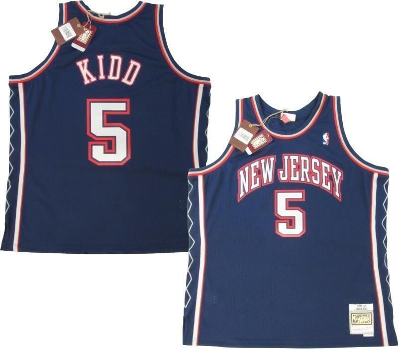 2006-07 Jason Kidd 5 Nets Mens 2XL Mitchell and Ness Swingman Jersey 130 Image 1