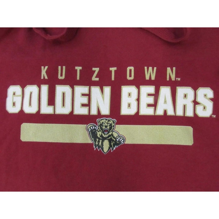 Kutztown Golden Bears Womens Plus Size 2XL 2XLarge Maroon Hoodie Image 3