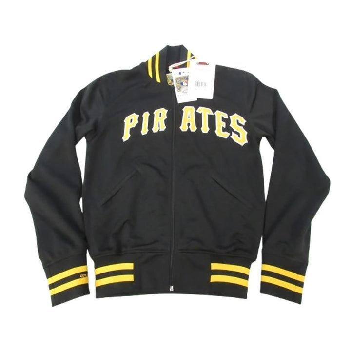 1987 Pittsburgh Pirates Mens S Mitchell and Ness Tailored Fit Batting Jacket 135 Image 1