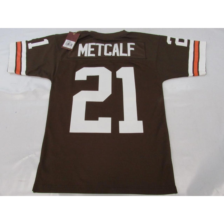 1989 Eric Metcalf 21 Browns Mens S Mitchell and Ness Legacy Jersey 150 Image 2