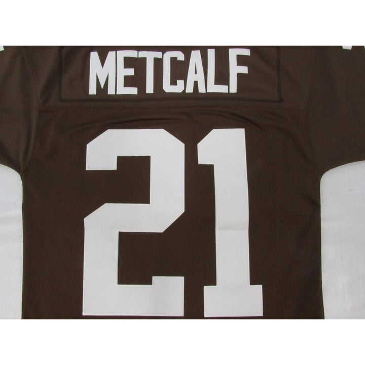 1989 Eric Metcalf 21 Browns Mens S Mitchell and Ness Legacy Jersey 150 Image 3