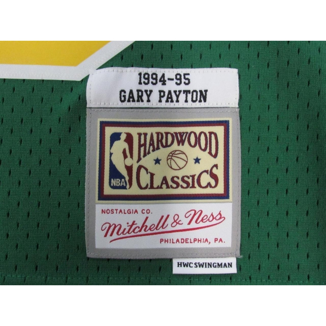 1994-95 Gary Payton 20 Supersonics Mens S Mitchell and Ness Swingman Jersey 130 Image 4