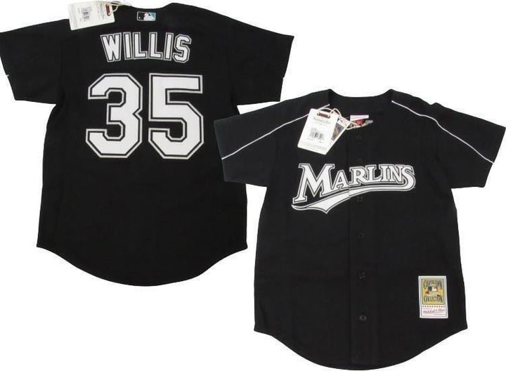 2003 Dontrelle Willis 35 Marlins Mens S Mitchell and Ness Authentic Jersey 130 Image 1