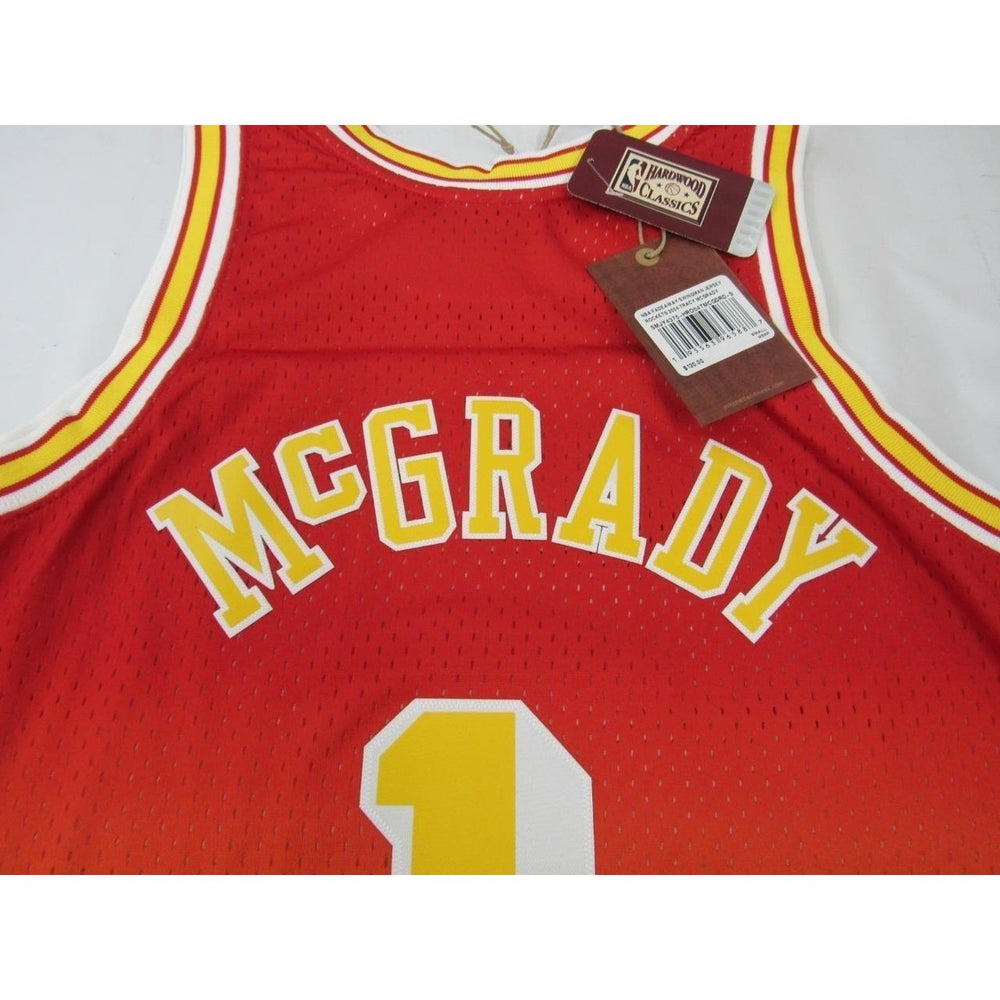 04-05 Tracy McGrady 1 Rockets Mens Size S Mitchell and Ness Swingman Jersey 130 Image 2