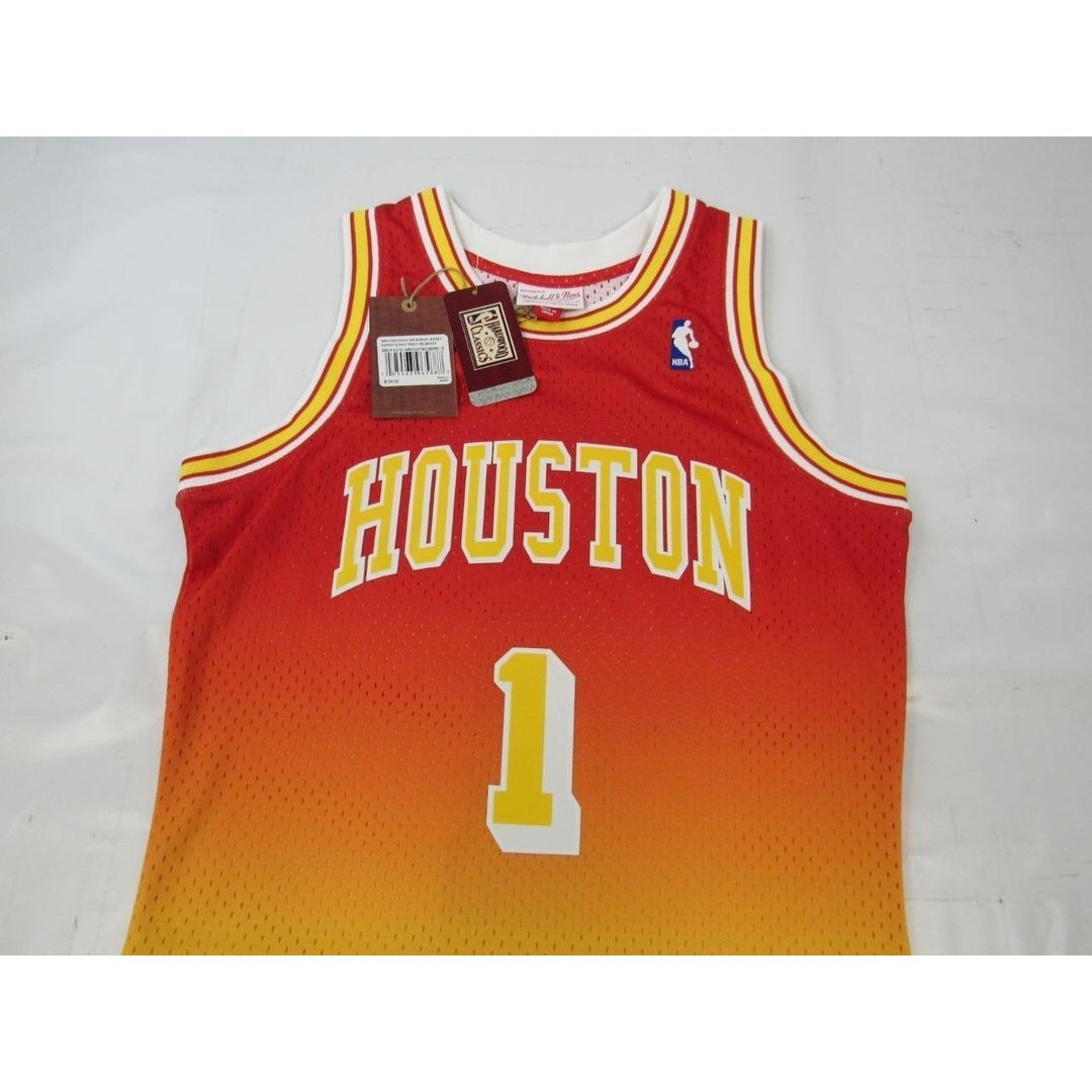 04-05 Tracy McGrady 1 Rockets Mens Size S Mitchell and Ness Swingman Jersey 130 Image 6