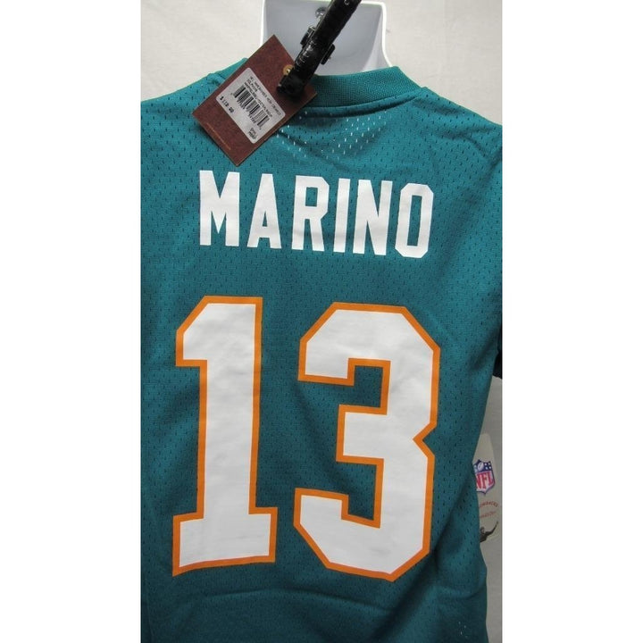 1994 Dan Marino 13 Dolphins Mens Size 2XL Mitchell and Ness Jersey 110 Image 4