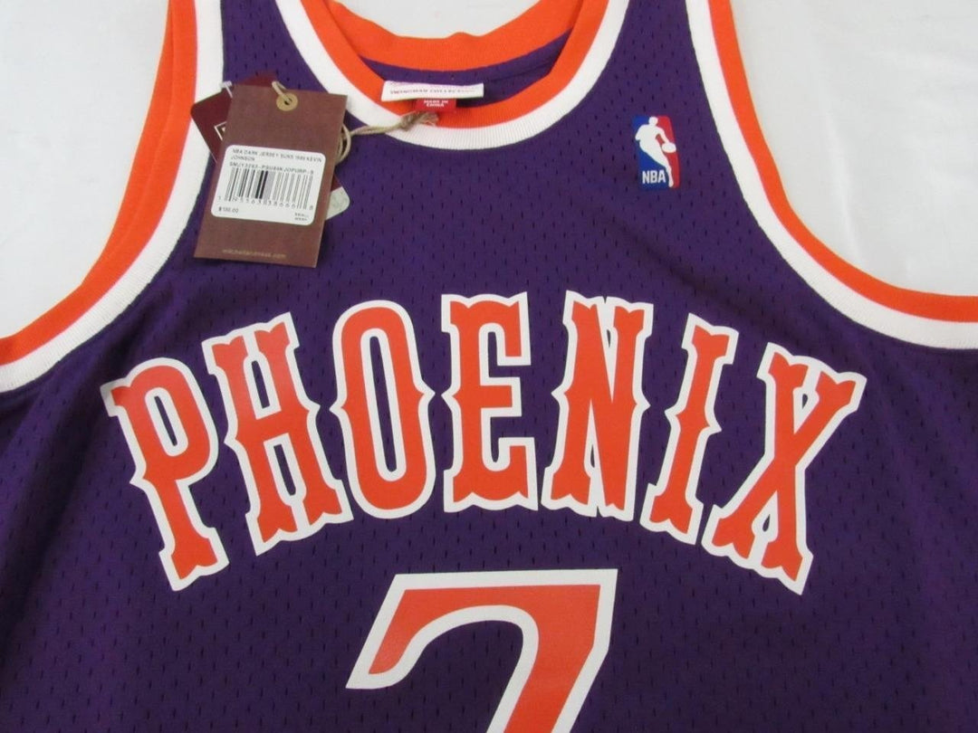 1989-90 Kevin Johnson 7 Suns Mens Mitchell and Ness Swingman Jersey 130 Image 2