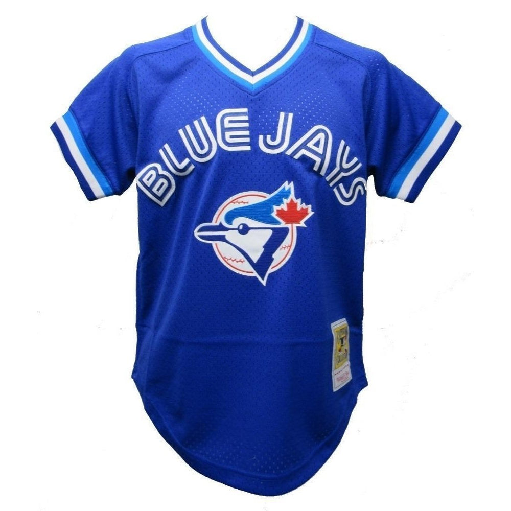 1993 Joe Carter 29 Toronto Blue Jays Mens Size XS Mitchell and Ness Jersey 100 Image 2