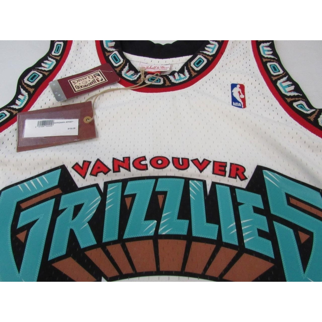 1998-99 Mike Bibby 10 Grizzlies Mens 2XL Mitchell and Ness Swingman Jersey 130 Image 3