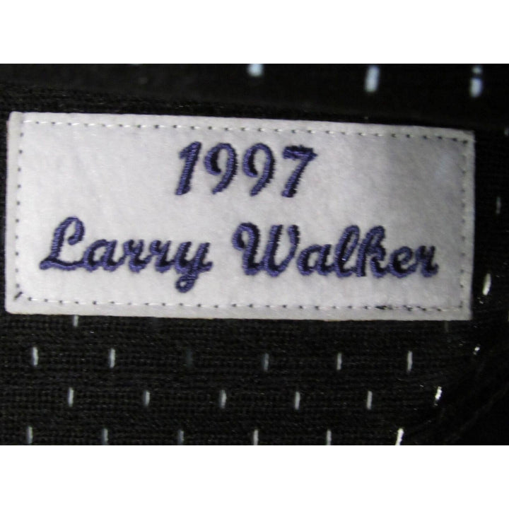 1997 Larry Walker 33 Rockies Mens S 36 Mitchell and Ness Authentic BP Jersey 100 Image 4