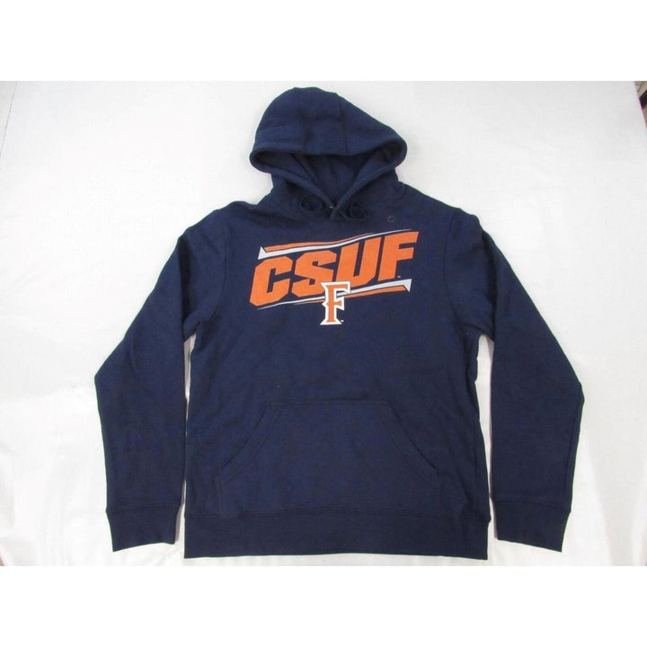 California State University Fullerton Titans Mens Size M Navy Blue Hoodie Image 1