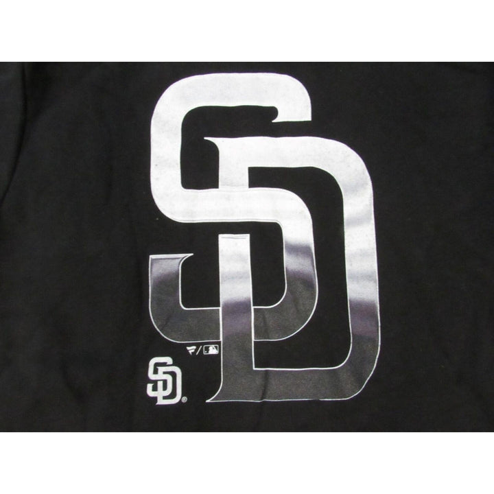 San Diego Padres Mens Size M Medium Black Hoodie Image 3