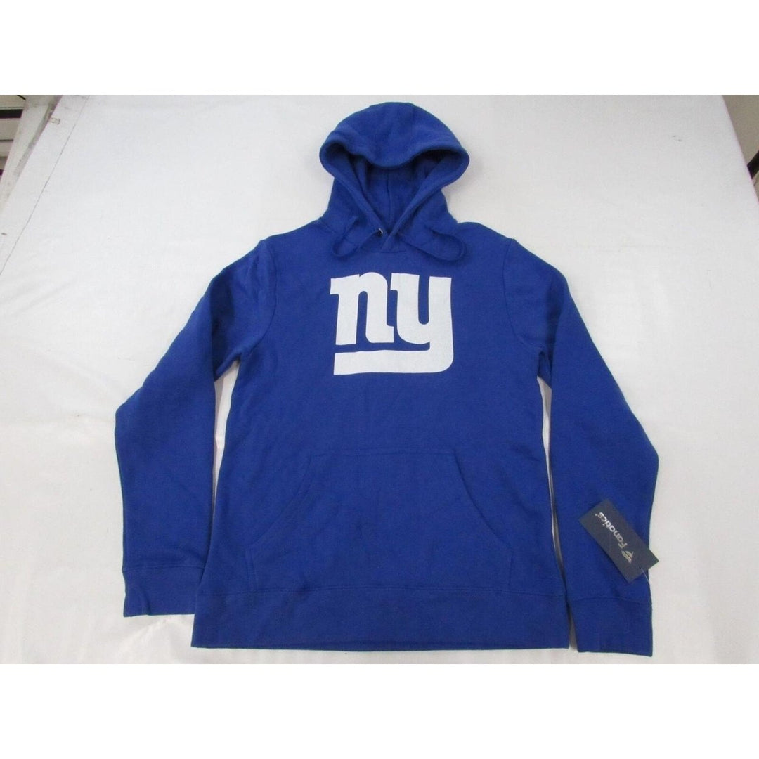 York Giants 88 Evan Engram Mens Size M Medium Blue Hoodie Image 1