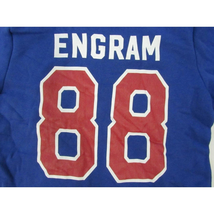 York Giants 88 Evan Engram Mens Size M Medium Blue Hoodie Image 4