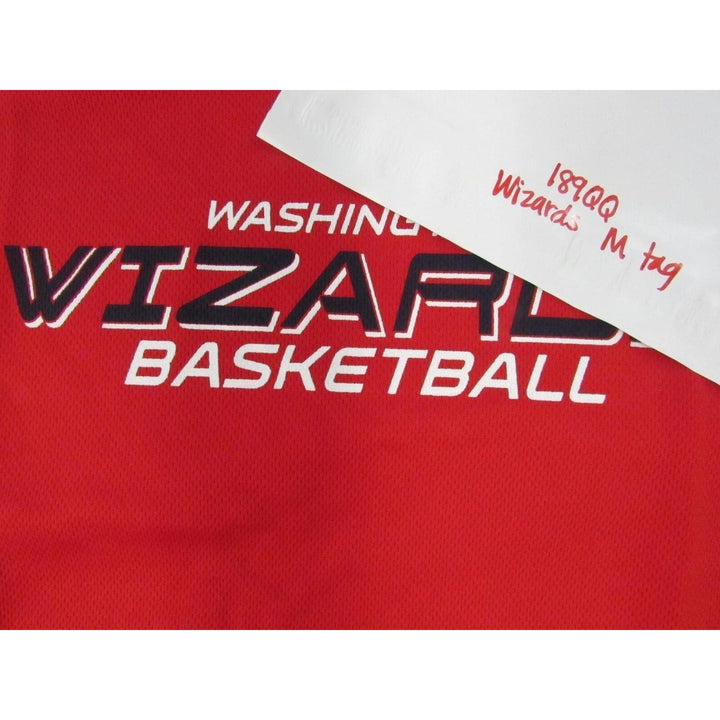 Washington Wizards YOUTH Size M Medium 10/12 Red Majestic Shirt Image 6