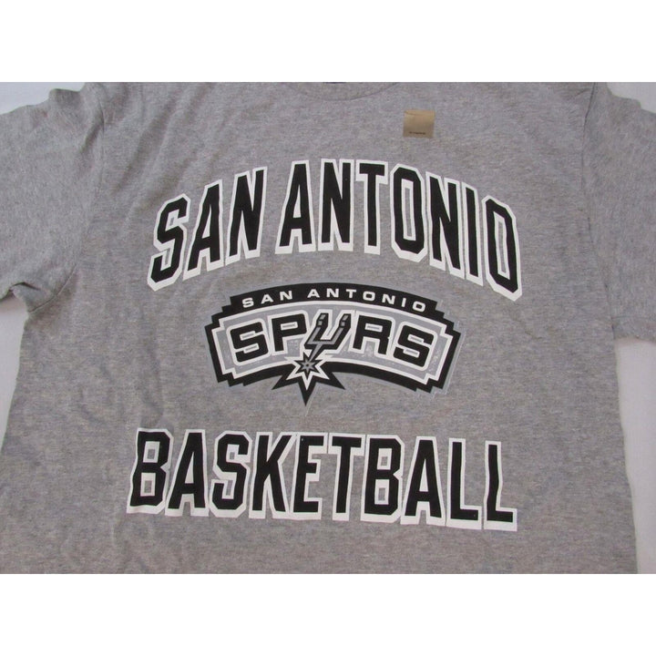 San Antonio Spurs Basketball Mens Size XL XLarge Grey Shirt Image 2