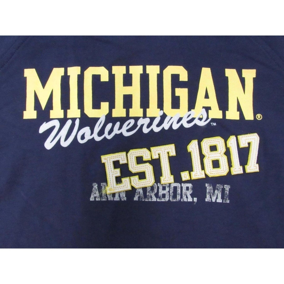 University of Michigan Wolverines Womens Size M Medium Navy Blue Hoodie Image 3