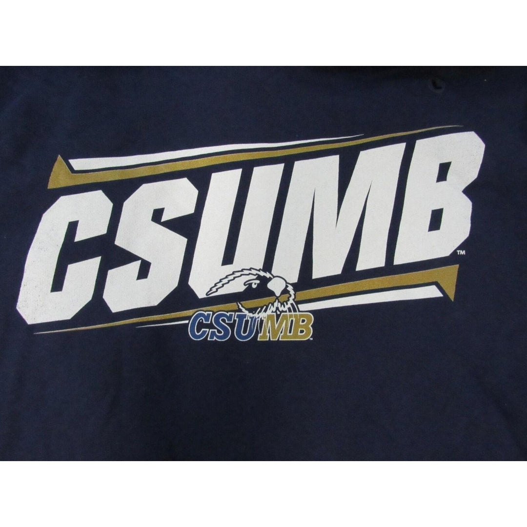 California State University Monterey Bay Otters Mens Size L Navy Blue Hoodie Image 3