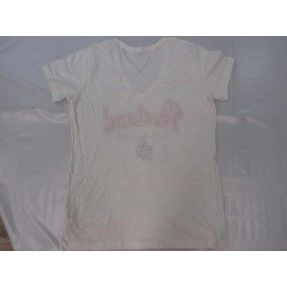 Portland Trail Blazers Womens Size XL XLarge Adidas White Shirt Image 2