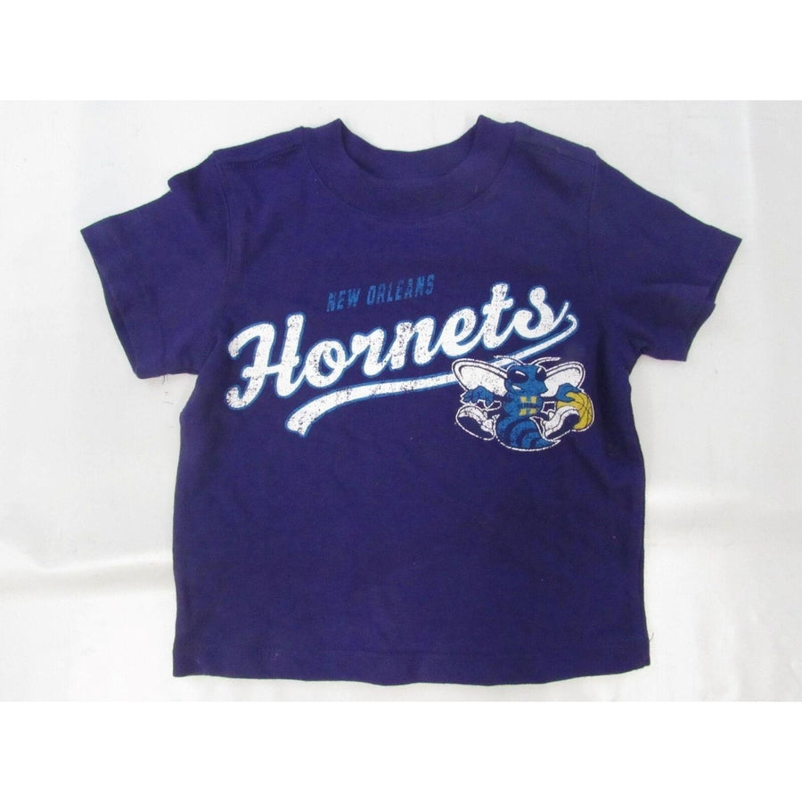 Orleans Hornets Infant Size 12-18 Months Purple Shirt Image 1