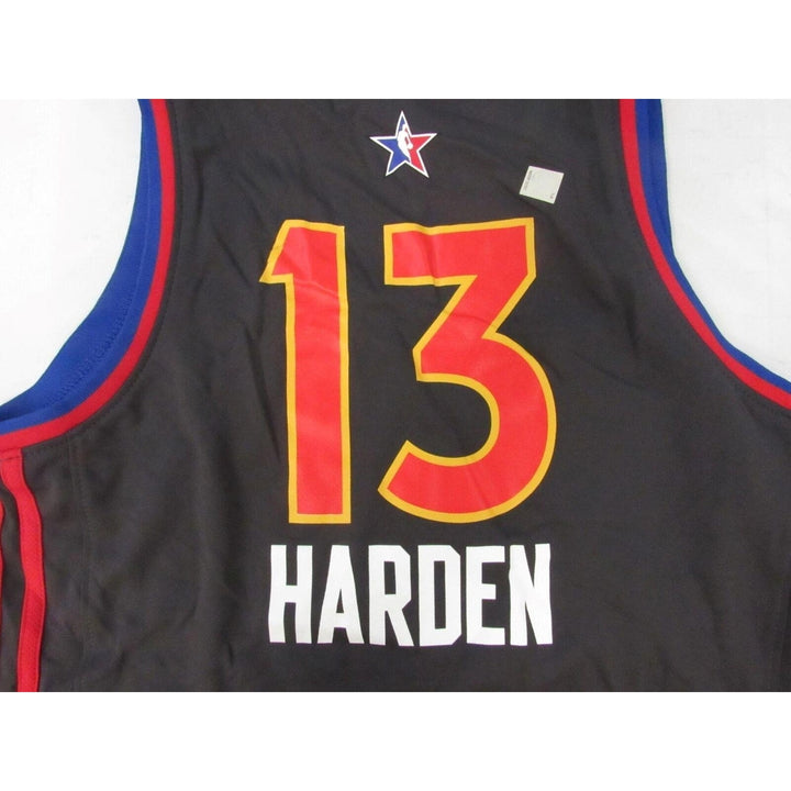 NBA All-Stars 13 James Harden Womens Size L Large Black Adidas Jersey Image 6