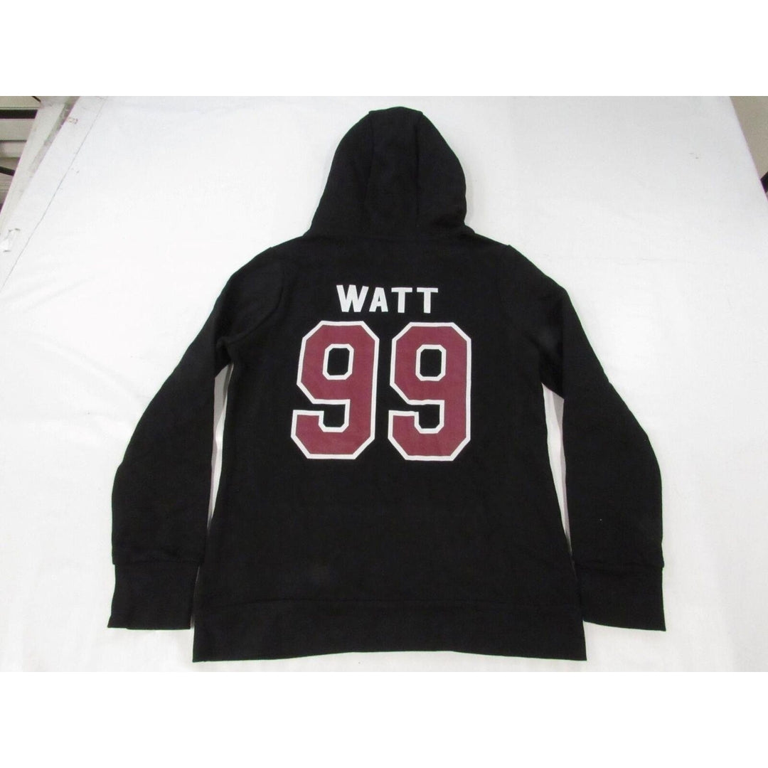 Arizona Cardinals 99 J.J. Watt Womens Size M Medium Black Hoodie Image 2