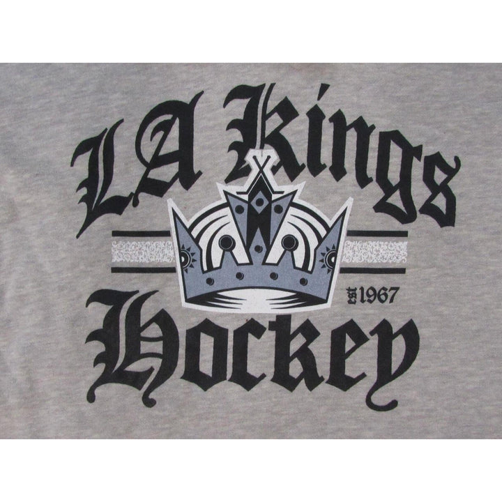 Los Angeles LA Kings Hockey EST 1967 Mens Size XL Heather Gray Hoodie Image 3